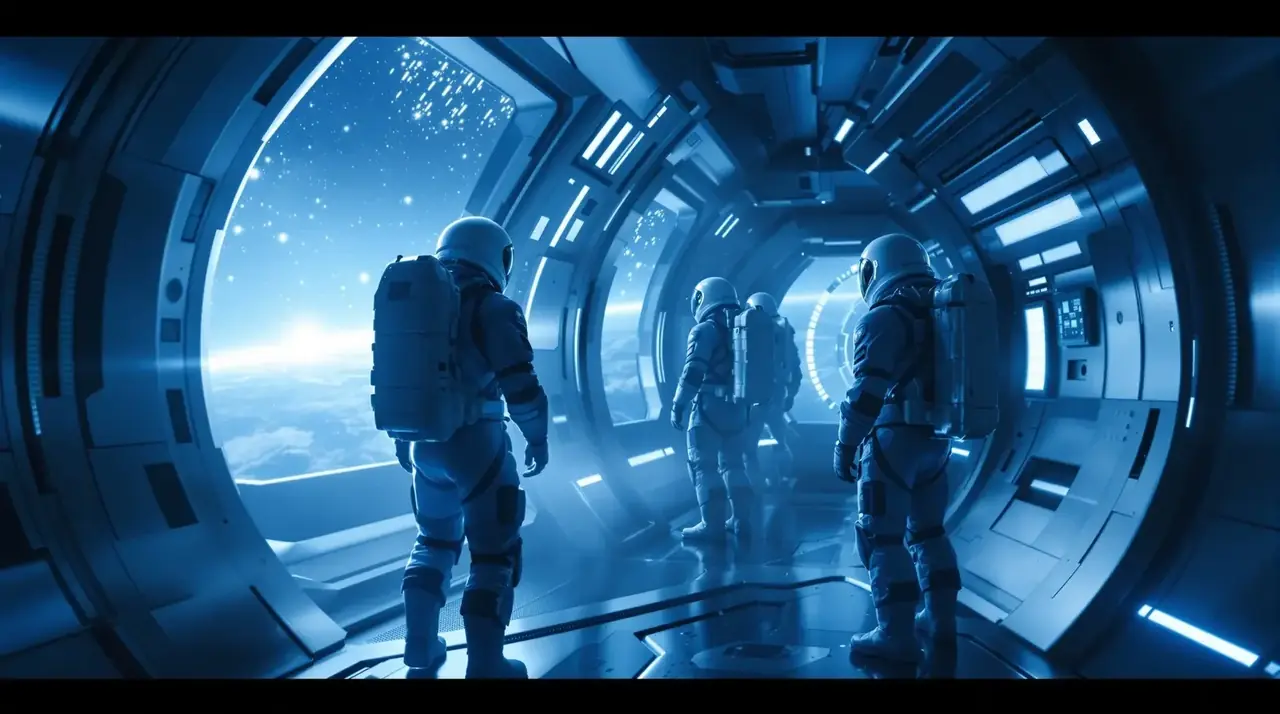 《深空回响》太空舱实景：在零重力里演戏 - 神马影院在线精选